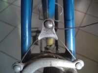 Alda-Mittelzugbremse Zeitraum: um 1961 (?) Verwendung: Diamant-Rennräder Material: Aluminium Bemerkungen: Bremsschenkel ungeprägt, aber aufwendig verschliffen und poliert