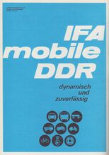 Anzeige für Produkte der VVB Automobilbau (1), 1972.