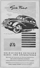 Anzeige, 1954 und 1955.