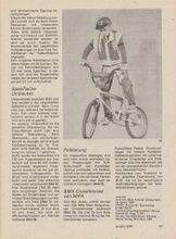 "BMX- und Trialräder selbst gebaut" (D), in: practic 3/1988.