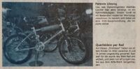Vorstellung des Mifa BMX-Rades in einem Bericht über die MMM (Messe der Meister von Morgen) 1988.
