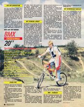 Bericht über das Mifa BMX-Fahrrad in der Zeitschrift DER DEUTSCHE STRAßENVERKEHR, Ausgabe 9/1988.