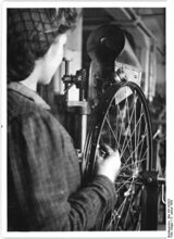 Zentrierung der Laufräder, Januar 1950.