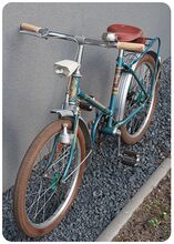 Sämtliche datierten Anbauteile an diesem Fahrrad weisen das 3. Quartal 1974 als Herstellungsdatum aus.