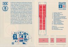 Broschüre zum IFA mobile Komplex auf der Leipziger Herbstmesse 1969 (B).