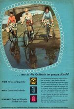 Gemeinsame Anzeige für Fahrräder von Diamant, Mifa und Möve, Juli 1961.