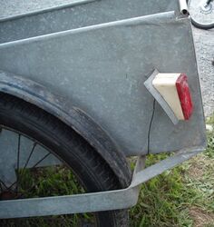 Rücklichthalter mit Rücklicht