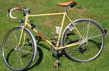 Der Umwerfer wurde vermutlich zusammen mit dem kleinen Kettenblatt nachgerüstet.