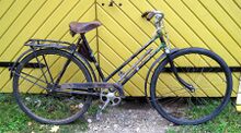 Diamant Modell ED, Baujahr 1946 Das Fahrrad wurde als Teil der Reparationsleistungen in die Sowjetunion geliefert. (Bildquelle: [1])