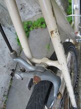 moderner Quersteg aus Vollmaterial gedreht und tiefer eingesetzt um das Bremsmaß zu verkleinern