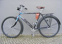 ================================= Beleuchtung von IKA, Sattel und Werkzeugtasche von Burgsattel, "Tempo"-Griffe