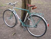 Ansonsten wurden die Sporträder zunächst nahezu unverändert weitergebaut. Dieses Sportrad befindet sich im Originalzustand.