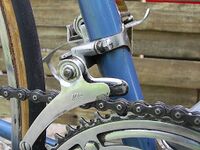 Details der Ausstattung: Umwerfer von Alda in der nur kurzzeitig verwendeten Ausführung....