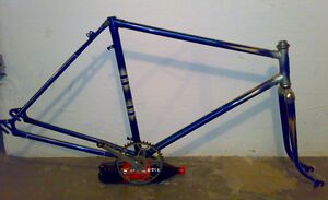 Bei diesem von Lindenkreuz aufgearbeiteten Rahmen eines Diamant Tourensportrades findet sich ein identisches Dekor. Es gibt aber auch verschiedene andere Varianten. Die Firma hatte demnach mehrere Lackierungsschemen, aus denen der Kunde wählen konnte.