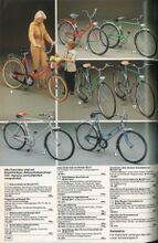 Fahrradsortiment im Genex-Katalog 1984.