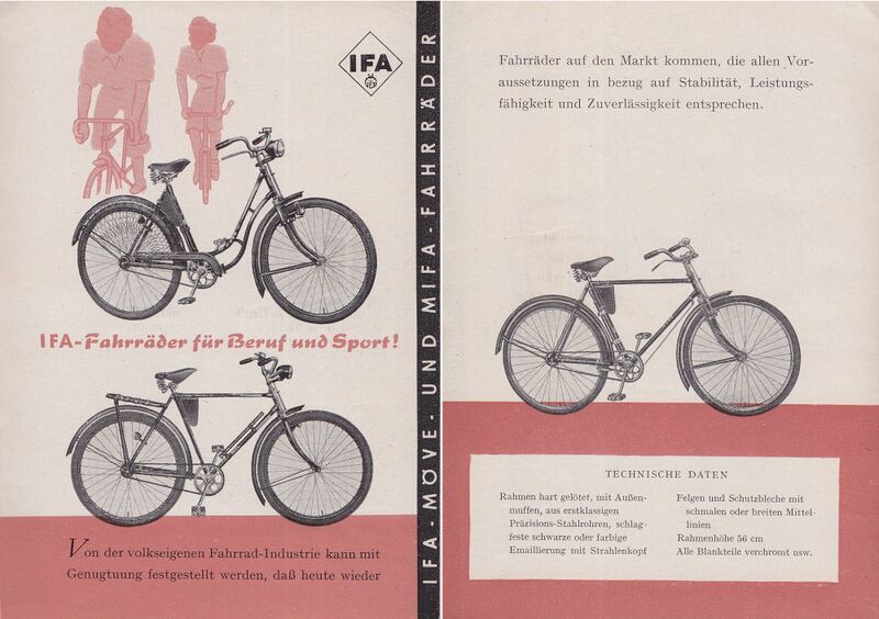Datei:Fahrräder IFA-Terminkalender für 1952.jpg