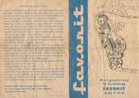 Montageanleitung der Favorit-PWB-Schaltung (Drucklegung 1971)