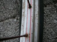 für Mifa Räder, als 20", 24"?, 26" und 28" erhältlich, silber oder grau lackiert, rot/ blau/ orange liniert, oder nur silber lackiert als Zubehörteil. 1979/80-ca 1987