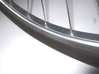 LM-Felgen für Sporträder mit Halbhohlkehlprofil, Verwendung: 1962/63 bis ca. 1970/71, verbaut an: Mifa und Diamant Sporträdern, sowie Mifa Kinderrädern und Klapprädern