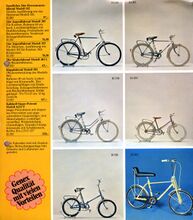 Fahrräder im Genex-Katalog 1977 (2).