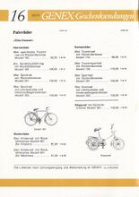 Fahrräder im Genex-Katalog 1974.