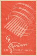 Anzeige mit den verschiedenen Felgenprofilen, 1955.