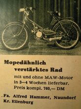 Werbung aus einer DDR-Zeitschrift, September 1959.
