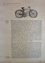 "Die Fahrradfertigung der IFA", Informationsblatt zur Leipziger Frühjahrsmesse 1949. (1)