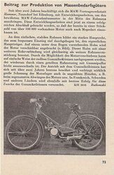 Artikel aus der Zeitschrift KFT (Kraftfahrzeugtechnik)vom Februar 1958.