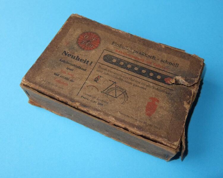 Datei:Karton Kabelverschlußband Otto Seidel 1957.jpg