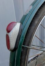 Detail der Heckansicht. Das Rücklicht von FER wurde zum noch vorhandenen Auflagegummi ergänzt.