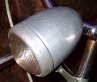 Scheinwerfer Typ MGK 313 Zeitraum: 195? bis 195? Verwendung: Zubehör Material: Aluminium, Glas