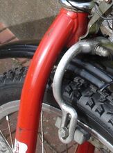 Zeitraum: 1988-1990 Verwendung: Mifa BMX-Fahrrad Bemerkungen: Geschweißt, ohne Gabelhaube