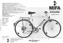 Prospekt zum Modell 208 (Vorderseite), 1989.