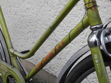 Ungewöhnlich ist das Rahmendekor, das in dieser Form eigentlich den Sporträdern vorbehalten war, aber offensichtlich auch teilweise an Tourensporträdern verwendet wurde.