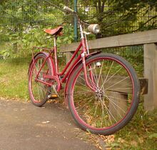Ein weiteres Möve-Jugendrad aus der Zeit um 1960.