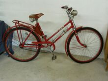 Auch dieses Möve-Jugendrad stammt aus dem Jahre 1956.