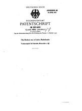 Patentschrift für eine gefederte Fahrrad-/Motorradgabel, 1932, Seite 1.