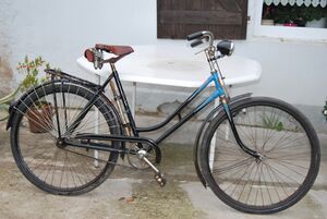 Dieses Damen-Tourenrad aus dem Jahre 1955 befindet sich im Originalzustand.