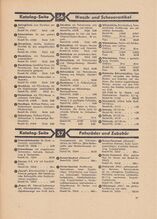 Beschreibung und Preise zum Katalog-Auszug 1957.